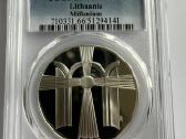 2000m. 50 Litu -Tukstantmetis- Pcgs Pr66dcam- - nuotraukos Nr. 2