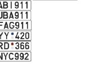 Parduodami Valstybiniai automobilių/moto numeriai