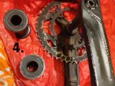 Fsa Crankset, Bb4000, shimano Spd pedalai ir kt. - nuotraukos Nr. 2