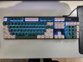 Balti-žali retro tipo mygtukai (keycaps)