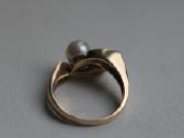 Benhard Hertz BH Copenhagen 585auksas su perlais - nuotraukos Nr. 8