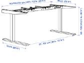 Ikea stalo rėmas .Reguliuojamas elektra . - nuotraukos Nr. 4