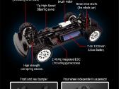 Udirc 1/16 Drift ralio mašinėlė 2x baterijos pried - nuotraukos Nr. 12