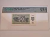 50 talonų 1992 tetervinai Pmg 67
