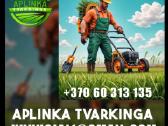 Aplinkos tvarkymas,priežiūra/žolės pjovimas