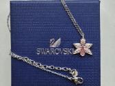 Swarovski grandinėlė su pakabuku orchidėja