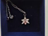 Swarovski grandinėlė su pakabuku orchidėja - nuotraukos Nr. 4