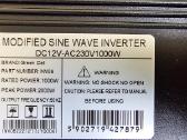 Itampos keitiklis inverteris 12-220v 1kw - nuotraukos Nr. 4