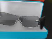 Corlin Eyewear akiniai nuo saulės unisex, pilki - nuotraukos Nr. 5