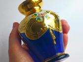Murano vazelė ir lėkštutė kobaltas auksas Italija - nuotraukos Nr. 11
