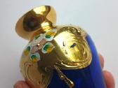 Murano vazelė ir lėkštutė kobaltas auksas Italija - nuotraukos Nr. 13