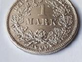 1 marke Vokietija 1909m.sidabras 0,900 - nuotraukos Nr. 2