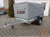 Nauja 2.36m priekaba su 80cm tentu