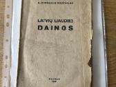 Latvių liaudies dainos 1938 m.