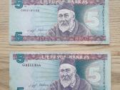 1993 metų 5 litai Jablonskis