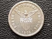 (575) 10 centavų 1903m. Filipinai sidabras 900
