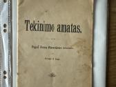 Tekinimo amatas 1902 m.