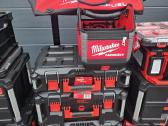 Milwaukee packout 3 daliu dezes, stalciai. radija - nuotraukos Nr. 4