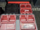 Milwaukee packout 3 daliu dezes, stalciai. radija - nuotraukos Nr. 7
