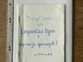 Trumpi šneka apie Limpančias ligas 1901 m. - nuotraukos Nr. 2