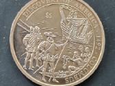 Liberija 2000 5 dollars Discovery of America Laiva