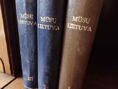 Knygos, B. Kviklys "Mūsų Lietuva" 3 tomai