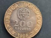 Portugalija 1995 200escudos 50m Sno (Un) Unc - nuotraukos Nr. 2