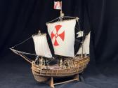 Medinis laivo modelis Pinta 1492. Mastelis 1:65