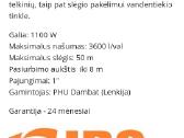 Siurblys švariam vandeniui - nuotraukos Nr. 12