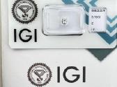 0.7 ct. Brilijantas su Igi sertifikatu