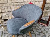 Vintažinis mid century fotelis - nuotraukos Nr. 13