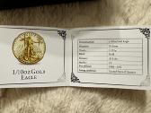 Laikrodis su moneta 1/10oz Gold Eagle - nuotraukos Nr. 10