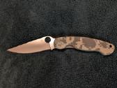 Peilis Spyderco Military G-10 Camo Made in Usa - nuotraukos Nr. 2