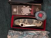 Peilis Spyderco Military G-10 Camo Made in Usa - nuotraukos Nr. 10