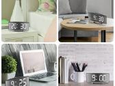 Skaitmeninis laikrodis su LED veidrodiniu ekranu - nuotraukos Nr. 9