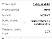 Dulkių siurblys su vandens filtru ,su garantija - nuotraukos Nr. 11