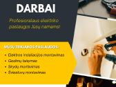 Elektrikas. Elektros instaliacijos darbai
