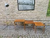 Vintažiniai mid century riešutmedžio staliukai - nuotraukos Nr. 3