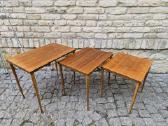 Vintažiniai mid century riešutmedžio staliukai - nuotraukos Nr. 6
