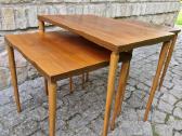 Vintažiniai mid century riešutmedžio staliukai - nuotraukos Nr. 11