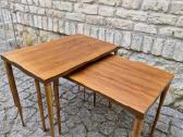 Vintažiniai mid century riešutmedžio staliukai - nuotraukos Nr. 14