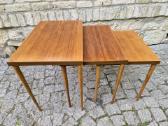 Vintažiniai mid century riešutmedžio staliukai - nuotraukos Nr. 17