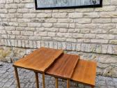 Vintažiniai mid century riešutmedžio staliukai - nuotraukos Nr. 18