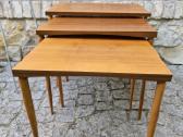 Vintažiniai mid century riešutmedžio staliukai - nuotraukos Nr. 19