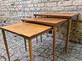 Vintažiniai mid century riešutmedžio staliukai - nuotraukos Nr. 20