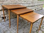 Vintažiniai mid century riešutmedžio staliukai - nuotraukos Nr. 21
