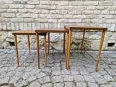 Vintažiniai mid century riešutmedžio staliukai - nuotraukos Nr. 22