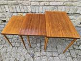 Vintažiniai mid century riešutmedžio staliukai - nuotraukos Nr. 27