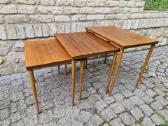 Vintažiniai mid century riešutmedžio staliukai - nuotraukos Nr. 29