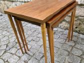 Vintažiniai mid century riešutmedžio staliukai - nuotraukos Nr. 31
